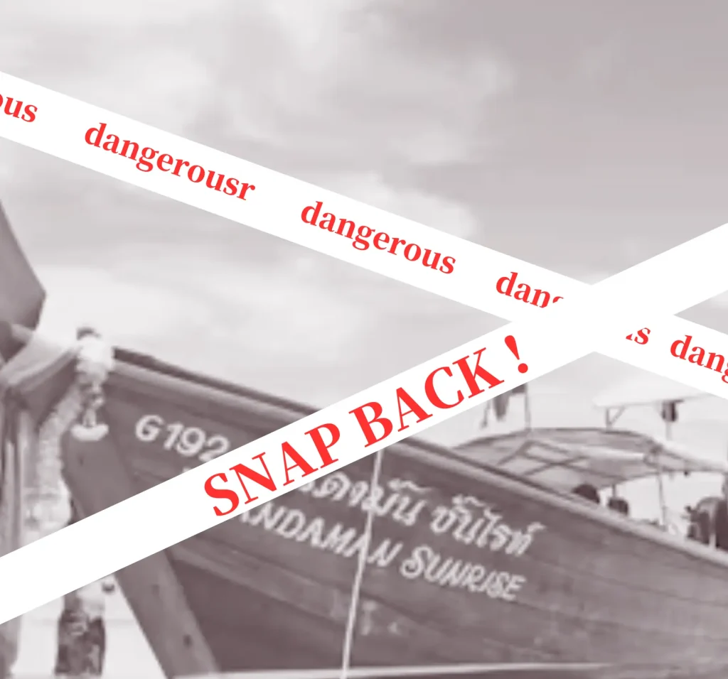 Snap-back happens due to the high tensile energy stored in synthetic mooring ropes like polypropylene, nylon, or HMPE during use. When the rope parts under load, this energy propels the broken ends back toward their attachment points with extreme force.