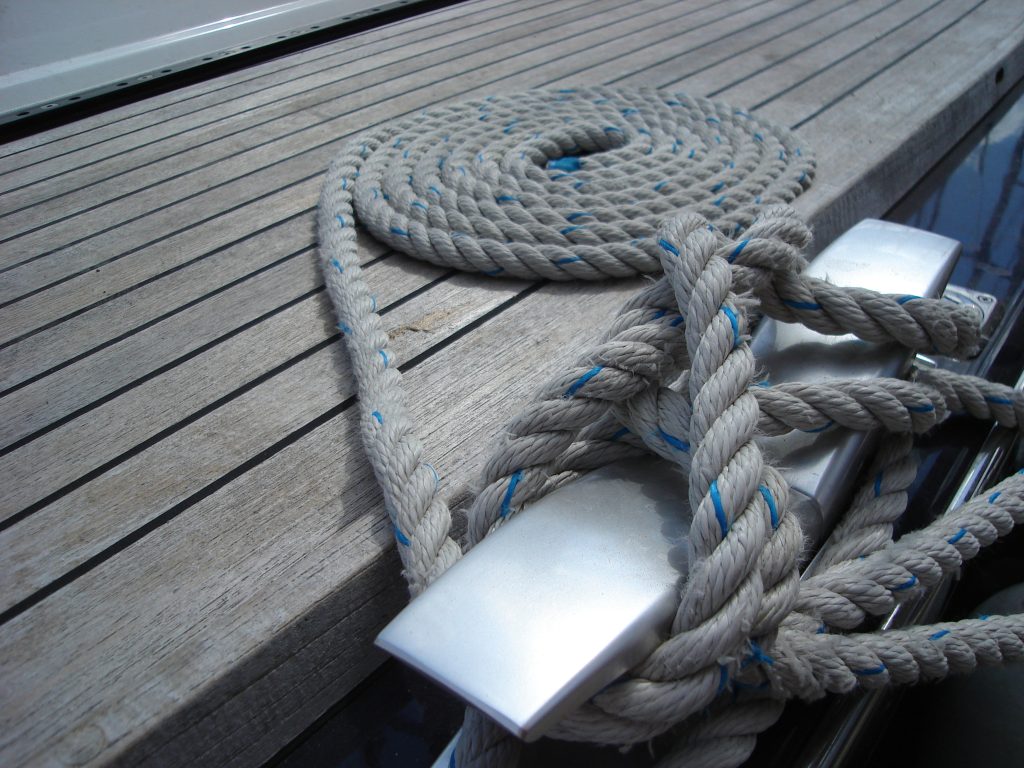 coil and store marine rope