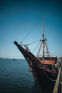 Mooring Ropes Are Secured