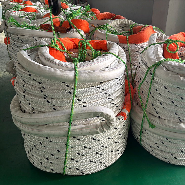 HMPE Rope Plus with Polyester Jacket for Heavy Duty Marine Use