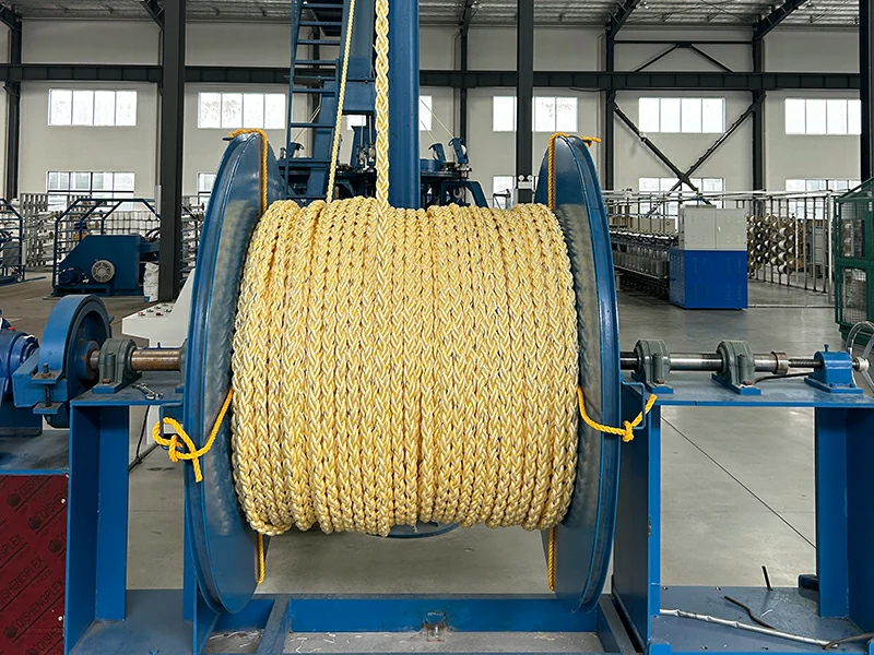 pp polyester mixed mooring rope