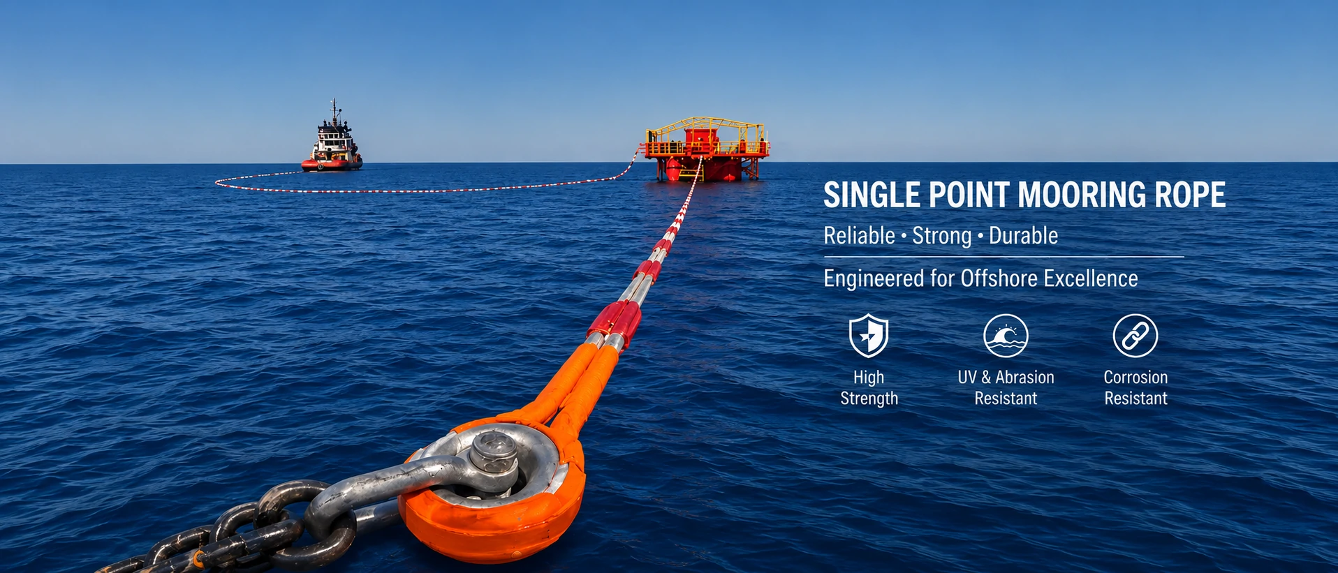 single point mooring rope